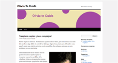Desktop Screenshot of oliviatecuida.com