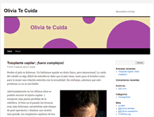Tablet Screenshot of oliviatecuida.com
